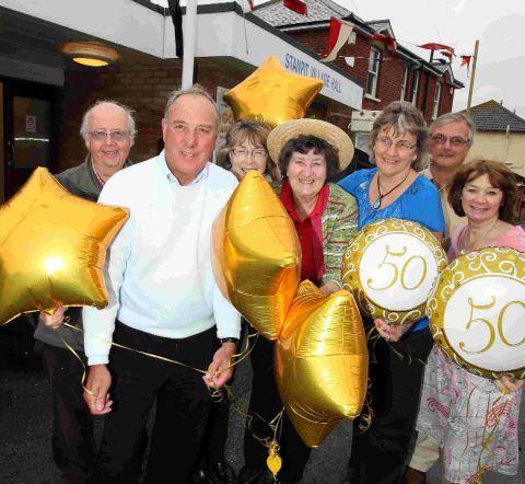 mudeford residents celebrate 50 years of stanpit village hall